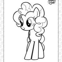 printable mlp pinkie pie pdf coloring page