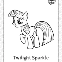 printable mlp twilight sparkle coloring page