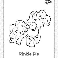 printable my little pony pinkie pie coloring page
