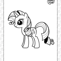 printable rarity pdf coloring page