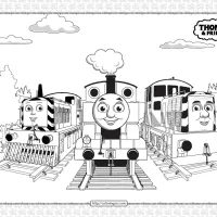 Printables Thomas and Friends Pdf Coloring Sheets