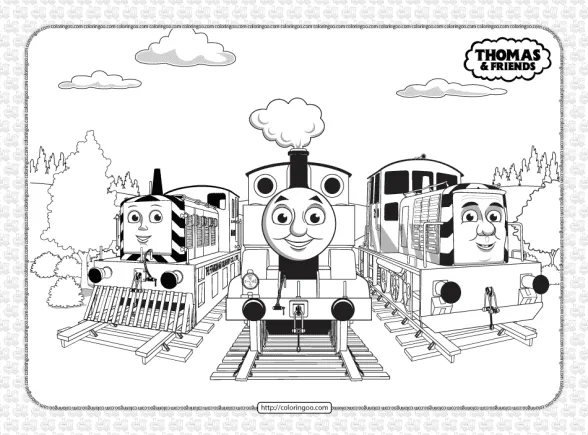 Printables Thomas and Friends Pdf Coloring Sheets 1 Printables Thomas and Friends Pdf Coloring Sheets