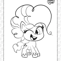 free pony life pinkie pie pdf coloring book
