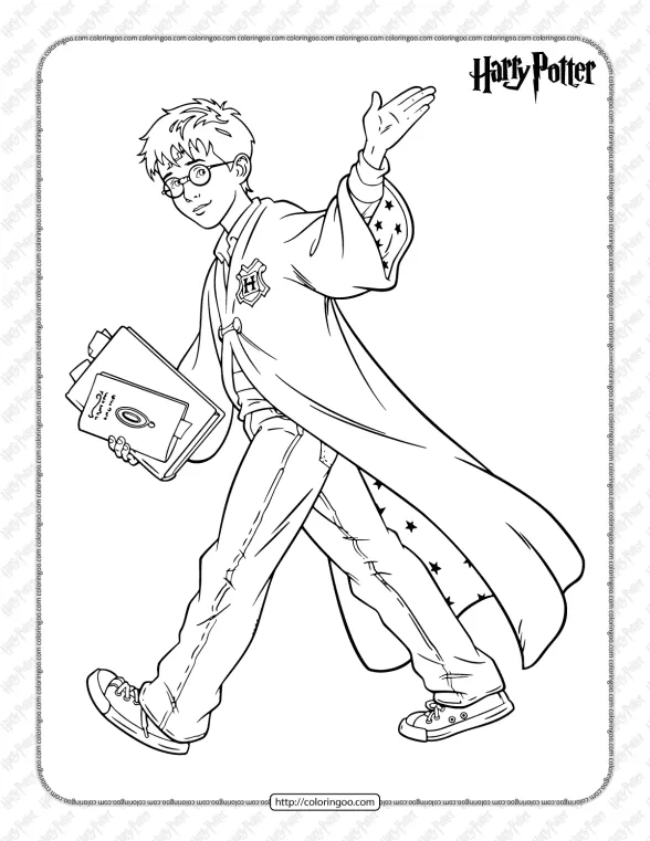 Free Printable Harry Potter Pdf Coloring Book 1 free printable harry potter pdf coloring book