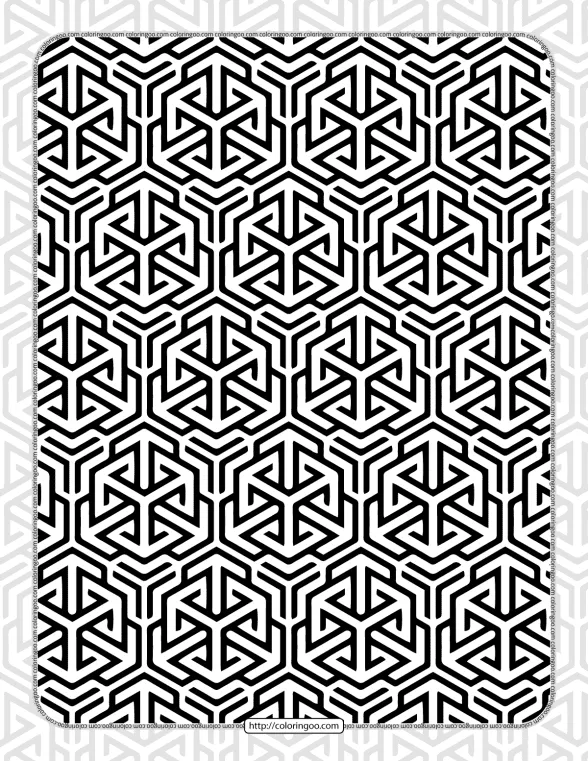 Free Printables Hexagon Pattern 001 1 free printable hexagon pattern 001