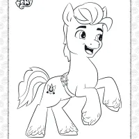 mlp hitch trailblazer pdf coloring pages