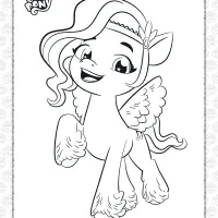 mlp pipp petals coloring pages for kids