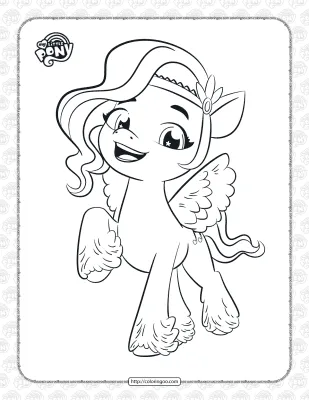 MLP Pipp Petals Coloring Pages for Kids
