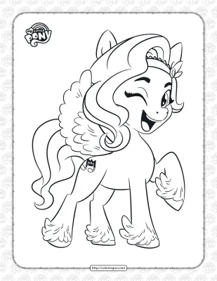 MLP Pipp Petals Pdf Coloring Pages
