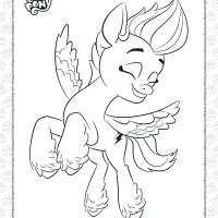 mlp zipp storm coloring pages for kids