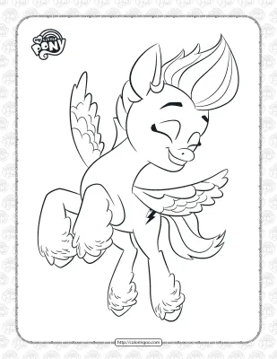 MLP Zipp Storm Coloring Pages for Kids