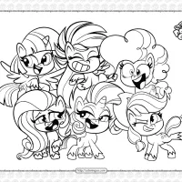 my little pony life coloring pages for kids