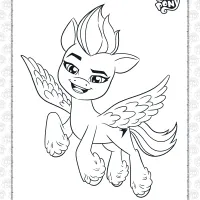 my little pony zipp storm coloring pages