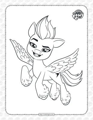 My Little Pony Zipp Storm Coloring Pages