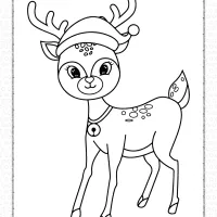 Printable Christmas Reindeer Coloring Pages for Kids 17 printable christmas reindeer coloring pages for kids