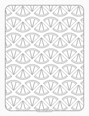 Printable Lemon Slices Pdf Coloring Page