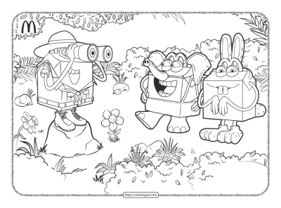 Printable Mcdonald’s Pdf Coloring Book