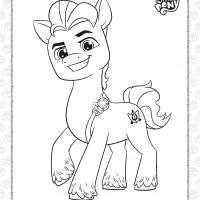 printable mlp hitch trailblazer coloring pages