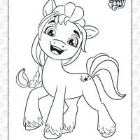 printable mlp sunny starscout coloring pages