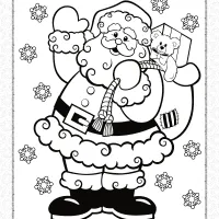 Printable Santa Claus Pdf Coloring Book 15 printable santa claus pdf coloring book