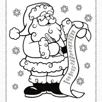 Printable Santa Claus Pdf Coloring Pages 16 printable santa claus pdf coloring pages