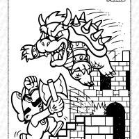 Printable Super Mario and Bowser Coloring Book 10 printable super mario and bowser coloring book
