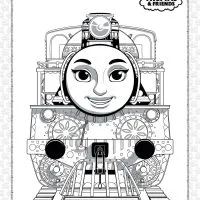 printable thomas and friends ashima coloring page
