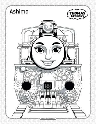 Printables Thomas and Friends Ashima Coloring Page
