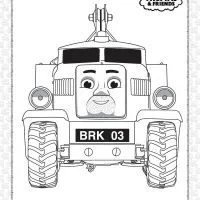 printable thomas and friends butch coloring page