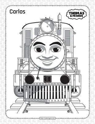 Printables Thomas and Friends Carlos Coloring Page