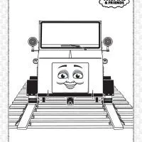 printable thomas and friends winston coloring page