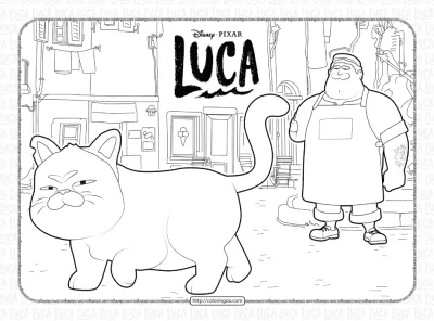 Disney Luca and Alberto Coloring Book
