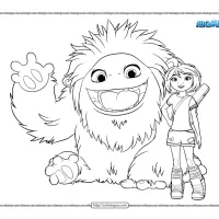 free printable abominable pdf coloring book