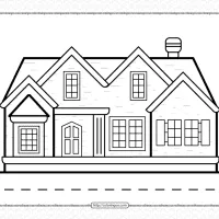 Free Printable Family House Coloring Page 1 free printable family house coloring page