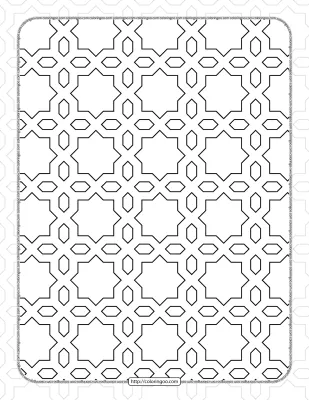 Free Printable Pdf Geometric Pattern 040