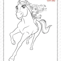 Free Printable Spirit Untamed Coloring Book 2 free printable spirit untamed coloring book