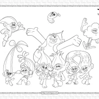 Free Printable Trollstopia Pdf Coloring Book 1 free printable trollstopia pdf coloring book
