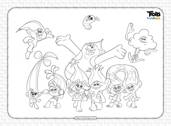 Free Printable Trollstopia Pdf Coloring Book 1 free printable trollstopia pdf coloring book