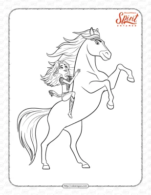 Free Spirit Untamed Pdf Coloring Book