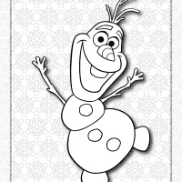 frozen olaf coloring book for kids