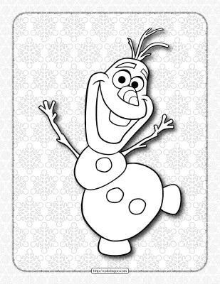 Frozen Olaf Coloring Book for Kids