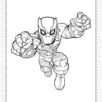 marvel black panther pdf coloring pages