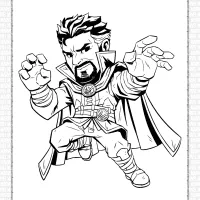 marvel doctor strange pdf coloring pages