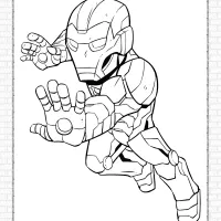 marvel ironman pdf coloring pages