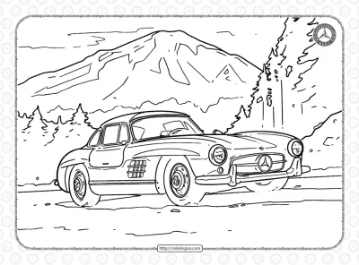 Mercedes-Benz Pdf Coloring Book