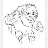 printable abominable pdf coloring pages
