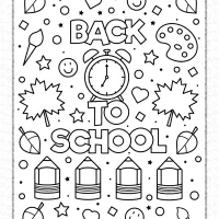 printable back to school coloring page