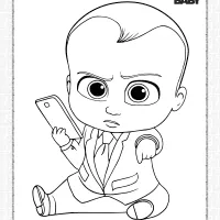 Printable Boss Baby Coloring Pages for Kids 12 printable boss baby coloring pages for kids