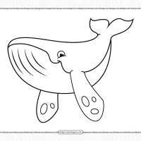 Printable Cute Whale Pdf Coloring Pages 2 printable cute whale pdf coloring pages