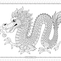 Printable Dragon Coloring Book for Kids 9 printable dragon coloring book for kids